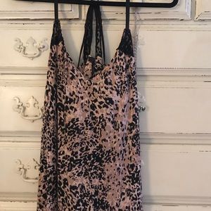 Pajama top leopard